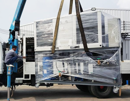 ขนย้ายเครื่องทำน้ำเย็น Chiller